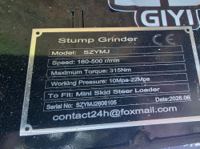NEW! Mini Skid Stump Grinder, photo 2 of 4
